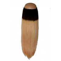 Ombré Dark Brown to Caramel Blonde #2/18  Halo Hair Extension