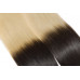 Ombré Dark Brown to Platinum Blonde #2/60 Halo Hair Extension